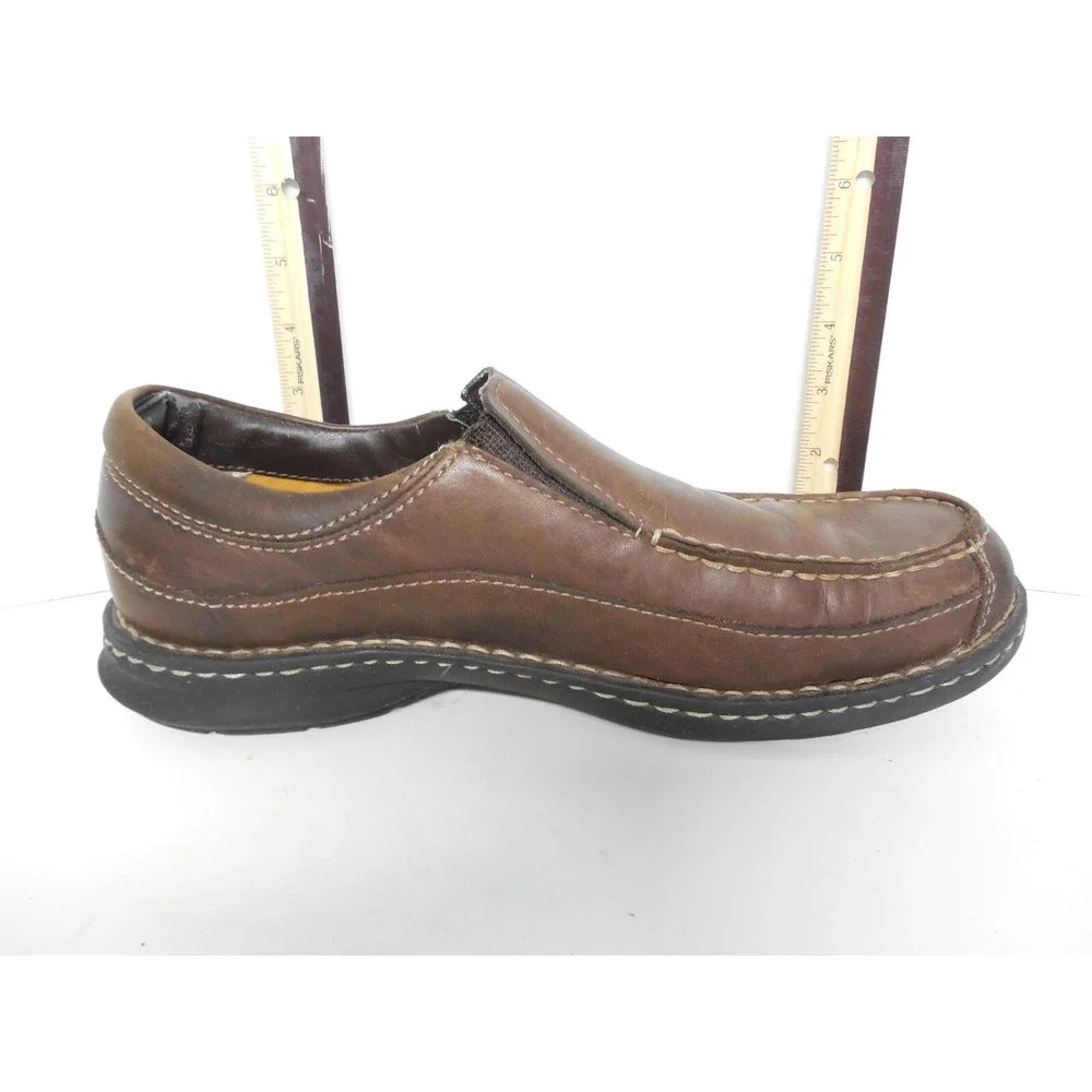 Dockers Stain Defender Men's 9.5 M‎ Brown Leather Loafer/Slip on Shoes